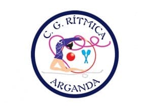 Logotipo oficial de Club Gimnasia Rítmica Arganda